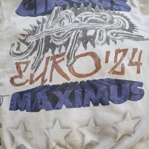 Cactus Jack by Travis Scott White and Blue Hoodie